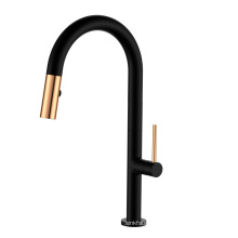 15YRS OEM/ODM Experience Factory Pull Down 304 Stainless Brass hot and cold mixed Kitchen Faucet